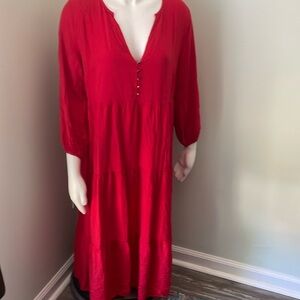 Loft Tiered Maxi Dress